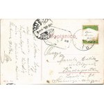 1908 Vinkovce, Vinkovci; Kolodvor / Bahnhof / vasútállomás, gőzmozdony, vonat. W.L. Bp. 741. / railway station, train...