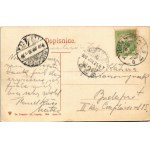 1906 Zagreb, Zágráb; Drzavni kolodvor / La gare de l'etat / railway station, trains / vasútállomás, vonatok (EK...