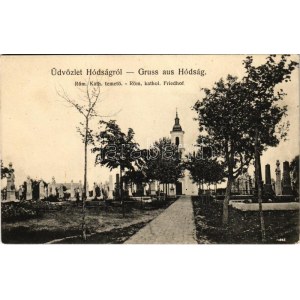 1910 Hódság, Odzaci; Római katolikus temető / Friedhof / cemetery