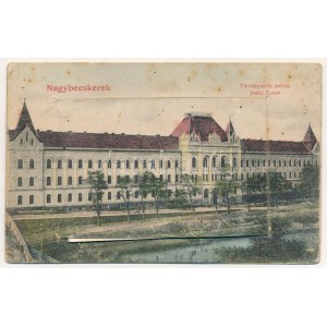 1908 Nagybecskerek, Zrenjanin, Veliki Beckerek; Törvényszéki palota. Strelinger Márk kiadása...
