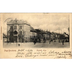 1900 Nagybecskerek, Zrenjanin, Veliki Beckerek; Hunyady utca, Kelemen, Tolveth Károly, Weiterschan...
