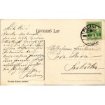1908 Palánka, Backa Palanka; Fő utca, katolikus templom. Reszely Károly kiadása / main street...