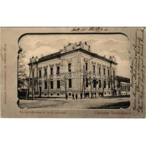 1901 Szabadka, Subotica; Osztrák-magyar bank palota. Heumann Mór kiadása / Austro-Hungarian Bank palace (EK...