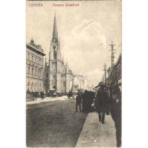 1915 Újvidék, Novi Sad; Ferenc József tér / square