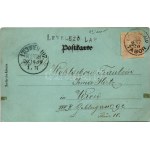 1899 (Vorläufer) Lajtabruck, Bruck an der Leitha; Harrach kastély, laktanya és őrség / Schloss, Wache im neue Lager...