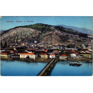 Shkoder, Shkodra, Skadar, Skodra, Scutari, Skutari; general view, bridge (EK)