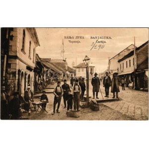 1911 Banja Luka, Banjaluka; Carsija / street, market vendors