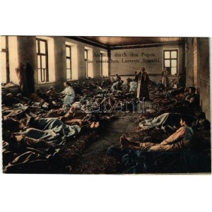 Suwalki, Andach durch den Popen im russischen Lazarett. Georg Stilke / WWI Russian military hospital...