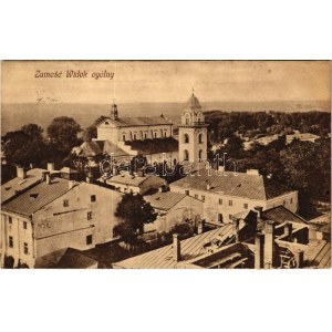 1917 Zamosc, Widok ogólny / general view + K.u.k. Infanterieregiment Schoedler No. 30. Superarbitrierungs-Abteilung...