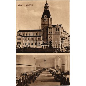Gorizia, Görz, Gorica; Convict, Speisesaal / boarding school interior, dining hall