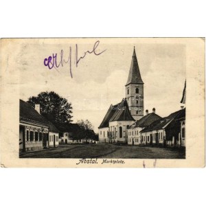 Apace, Abstall; Marktplatz. Josef Feldbacher Fotograf, Verlag Franz Kolleritsch / market square (Rb)