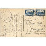 1923 Diósgyőr, cserkész tábor + 100. sz. Wekerle cserkészcsapat Kispest Wekerle-Munkástelep 1921 bélyegzés ...