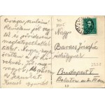 1935 Gumibotos rendőr Mickey egér. Klösz korai Disney képeslap. Hátoldalon Izsák József R.-T. Vegyészeti gyár reklámja ...