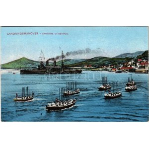 K.u.K. Kriegsmarine Landungsmanöver / Manovre di sbarco / Austro...