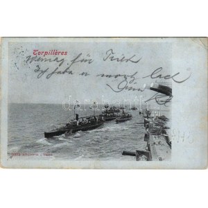1907 Torpilleres / K.u.K. Kriegsmarine Torpedobootes / WWI Austro-Hungary Navy torpedo boats / Osztrák...
