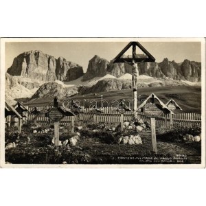 Cimitero Militare al Passo Pordoi, Gruppo del Sella Boé (Südtirol) / Első világháborús osztrák...