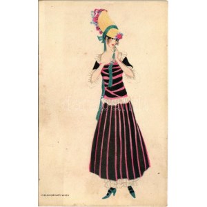 Fashion lady. B.K.W.I. 188-6. s: Mela Koehler