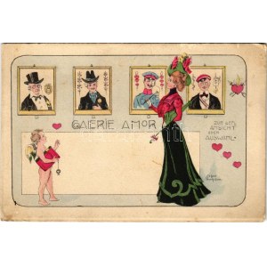Galerie Amor zur Gefl. Ansicht oder Auswahl / Szerelem képtár / Love gallery. Amor & Co. Ser. A.B. 6. Art Nouveau s: C...