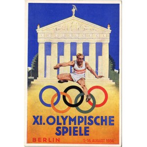 1936 Berlin XI Olympische Spiele / 1936. évi nyári olimpiai játékok / 1936 Summer Olympics. So. Stpl s...