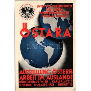 1935 Östara: Ausstellung österr. Arbeit im Auslande. Künstlerhaus Wien I. Karlsplatz 5...