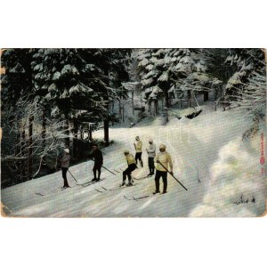 Síelők, téli sport / Skiing, winter sport. Louis Glaser 6280. (EB)