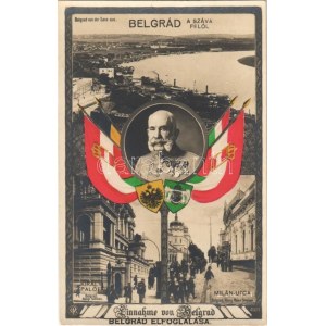 Ferenc József, Belgrád elfoglalása / Einnahme of Belgrad / Franz Joseph I of Austria, the Occupation of Beograd...