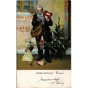 1904 Boldog karácsonyt! Mikulás / Christmas greeting, Saint Nicholas. 110/5. Weihnacht