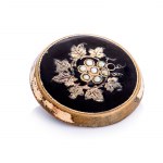 Brooch with floral motif, second half of 19th century.