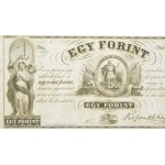 1852. 1Ft C + 2Ft G + 5Ft F Kossuth bankó, mindegyik kitöltetlen T:I,I- / Hungary 1852. 1 Forint C ...