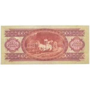 1947. 100Ft B 307 016777 T:III / Hungary 1947. 100 Forint B 307 016777 C:F Adamo F27