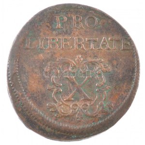 1705. X Poltura Cu II. Rákóczi Ferenc (8,37g) T:2 kis anyagfelesleg / Hungary 1705. X Poltura Cu Francis II Rákóczi...