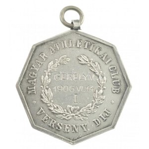 1906. Magyar Athletikai Club Verseny díj - Gerely V. 1906.VI.14. I. / Ép ész csak edzett testben él...