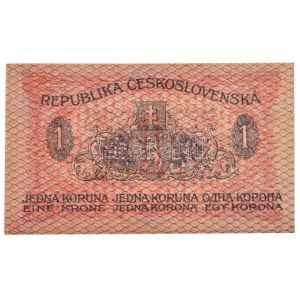 Csehszlovákia 1919. 1K 014 T:I / Czechoslovakia 1919. 1 Korun 014 C:UNC Krause 6