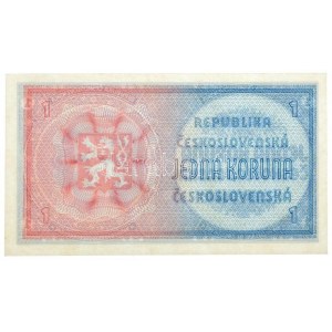 Csehszlovákia 1946. 1K T:I- / Czechoslovakia 1946. 1 Koruna C:AU Krause 58.a