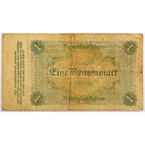 Németország / Weimari Köztársaság 1923. 1M T:III,III- / Germany / Republic of Weimar 1923. 1 Rentenmark C:F,VG Krause P...