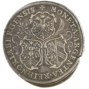 Német Államok / Nürnberg 1680. Tallér Ag (29,07g) T:2- patina, peremen kis berepedés és kitörés / German States ...