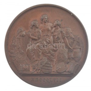 Nagy-Britannia / Manchester 1857. Nemzetközi Műkincs Kiállítás bronz emékérem. Szign.: PINCHES LONDON T:1- apró ph. ...