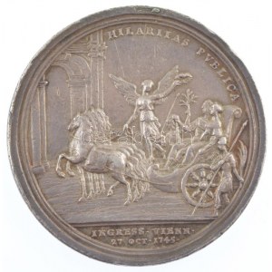 Német-római Birodalom 1745. I. Ferenc német-római császár és Mária Terézia látogatása Bécsben...