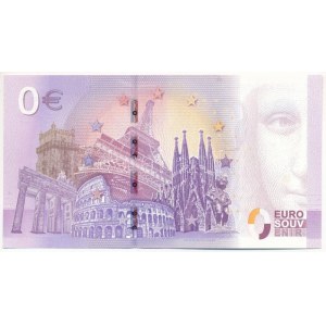 2018. 0E szuvenír bankjegy Kassai Állatkert, Szlovákia T:I Slovakia 2018. 0 Euro souvenir banknote Zoo of Kosice...