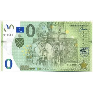 2021. 0E szuvenír bankjegy A kassai Szent Erzsébet-székesegyház T:I Slovakia 2021. 0 Euro souvenir banknote The St...