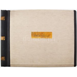 Szőnyi István (1894-1960): Rézkarc album, 100 db-os rézkarc, papír, 44x61 cm minden lap jelzett, Bp....