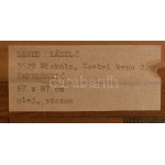 Seres László (1945-): Impresszió. Olaj, vászon, jelezve jobbra lent. Hátoldalán a művész címkéjével. Fém keretben...