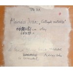Máriási Masznyik Iván (1928-1997): Csillagok születése. Olaj, farost, jelzett a hátoldalán. Dekoratív...