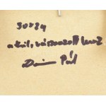 Deim Pál (1932-2016): Esküvő előtt. Akril, vásznazott lemez, jelezve balra lent (keret által kissé takarva)...