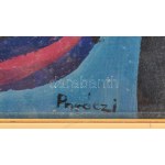 Paróczi Ágnes (1937-): Csendélet, 1970 körül. Olaj, farost, jelezve jobbra lent...