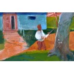 Luzsicza Lajos (1920- 2005): Présház. Plextol, farost, jelezve jobbra lent...