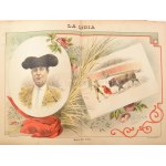 19 db Bikaviadalokat ábrázoló nagy méretű litográfia. - Spanyolország, 1890-es évek...