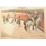 19 db Bikaviadalokat ábrázoló nagy méretű litográfia. - Spanyolország, 1890-es évek...
