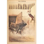 19 db Bikaviadalokat ábrázoló nagy méretű litográfia. - Spanyolország, 1890-es évek...