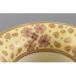 Zsolnay díszváza, kézzel festett porcelán, jelzett, festő: Vaucsa Vali, hibátlan, m:42cm